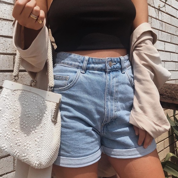 Zara Pants - Zara Mom High Waisted Jean Shorts